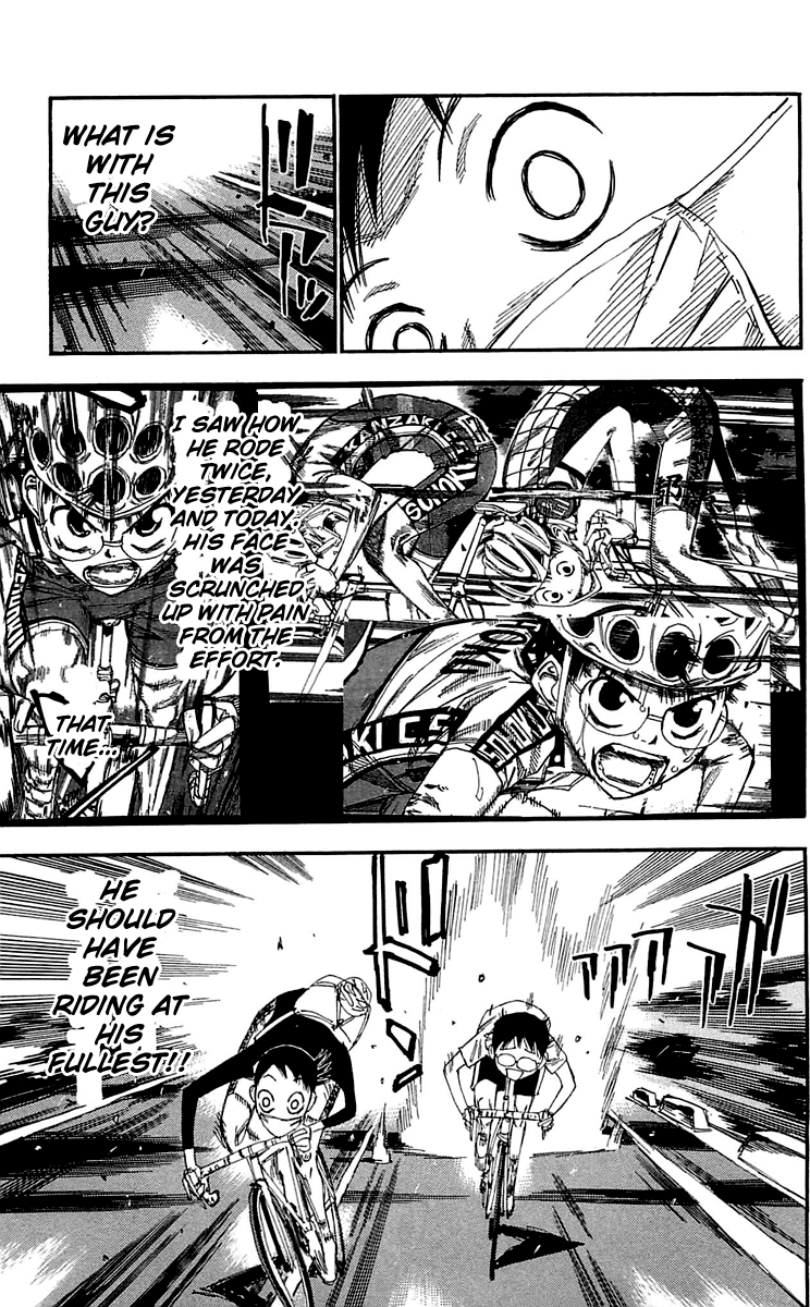 Yowamushi Pedal chapter 157 page 8