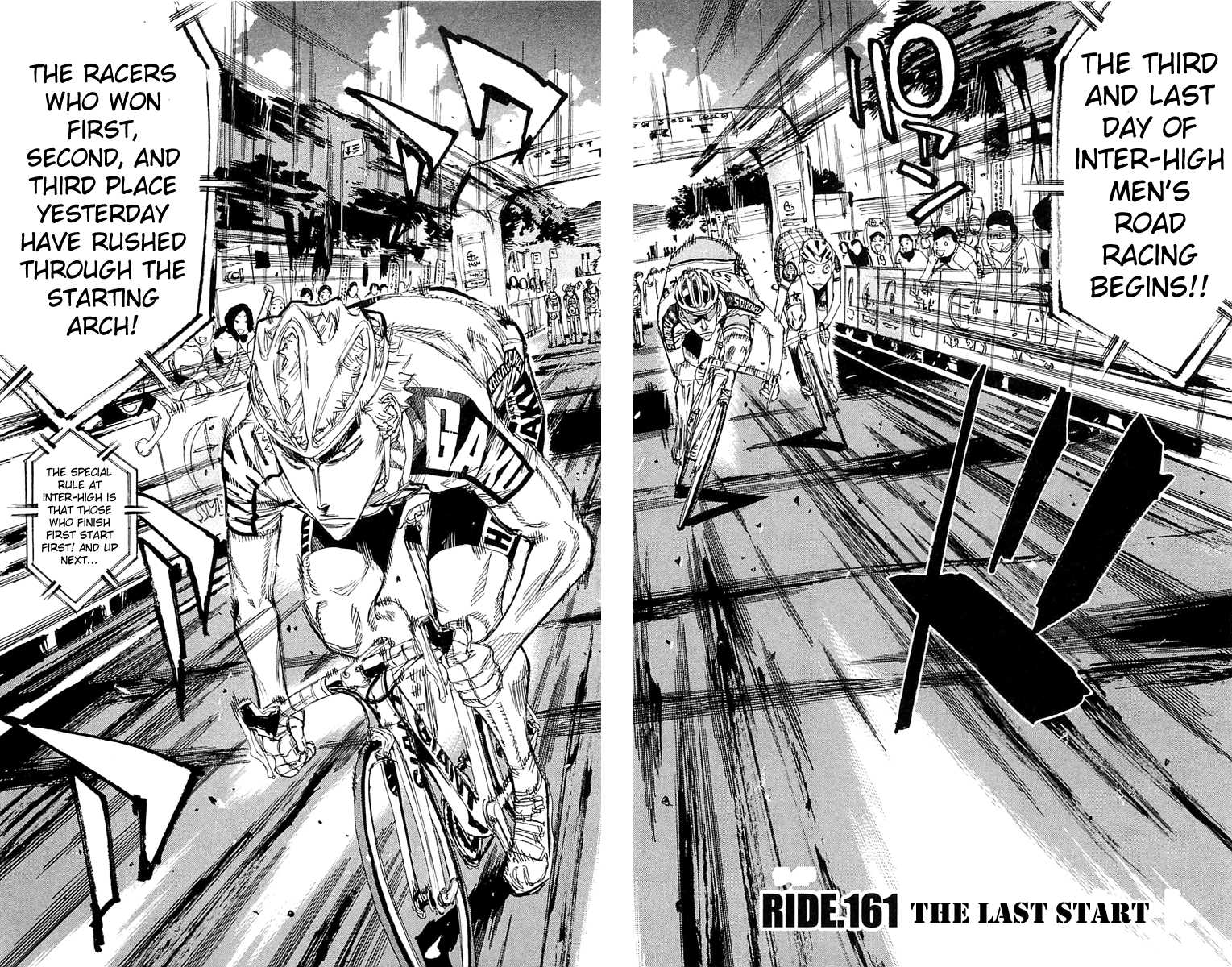 Yowamushi Pedal chapter 161 page 2