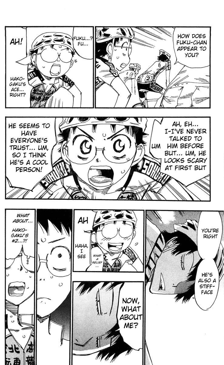 Yowamushi Pedal chapter 167 page 15