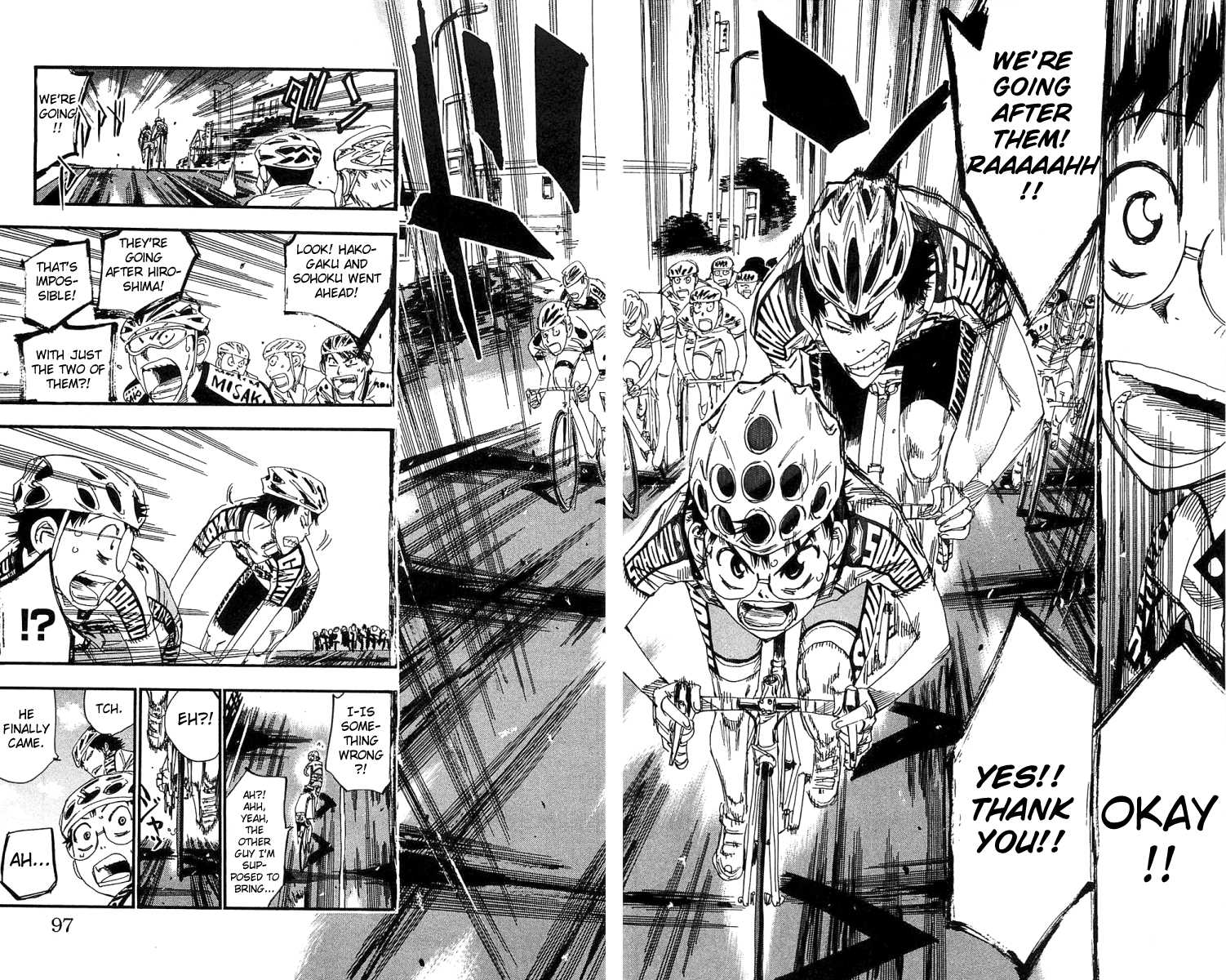 Yowamushi Pedal chapter 167 page 19