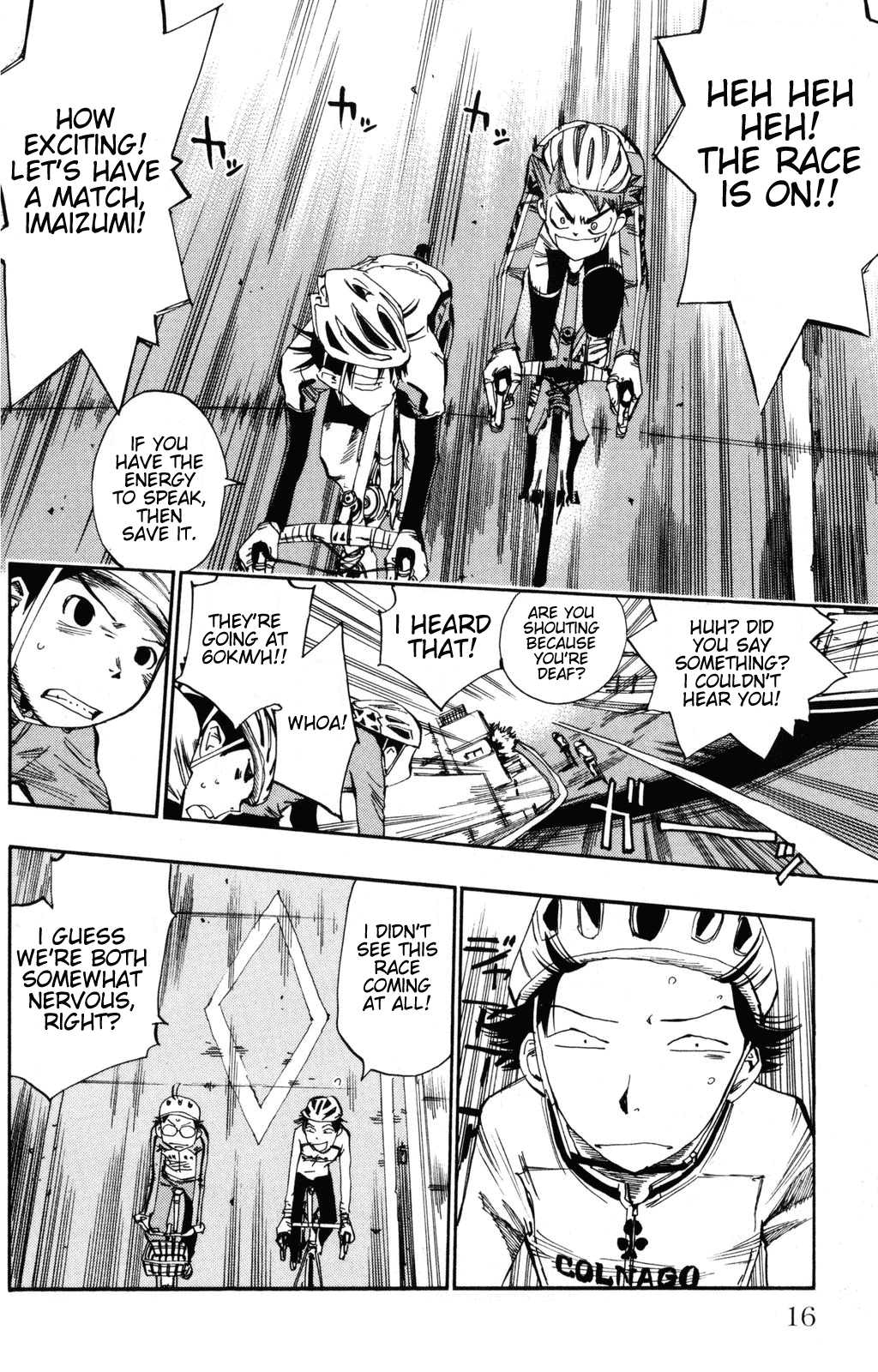 Yowamushi Pedal chapter 17 page 14