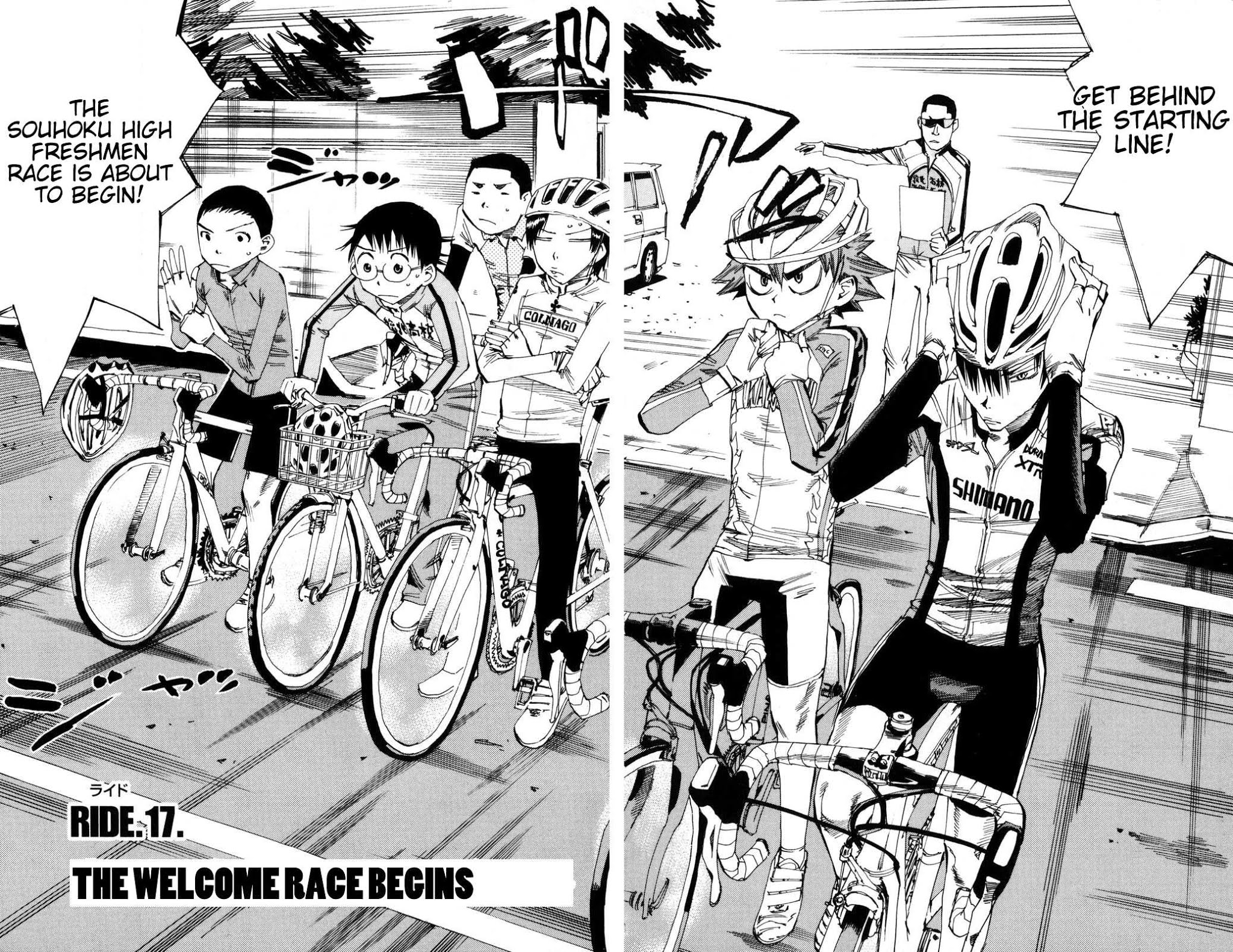 Yowamushi Pedal chapter 17 page 9