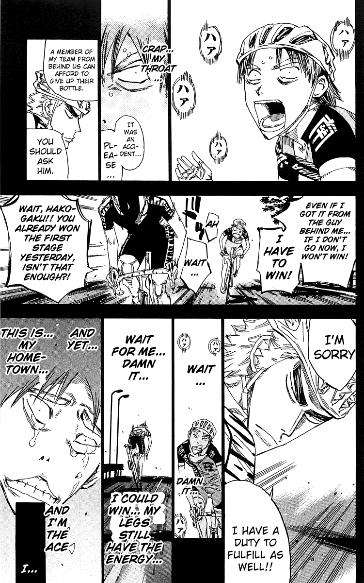 Yowamushi Pedal chapter 172 page 14