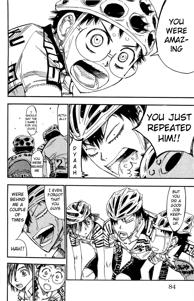 Yowamushi Pedal chapter 176 page 16