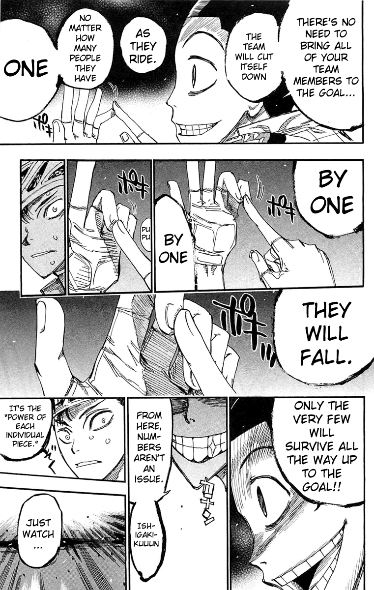 Yowamushi Pedal chapter 177 page 13