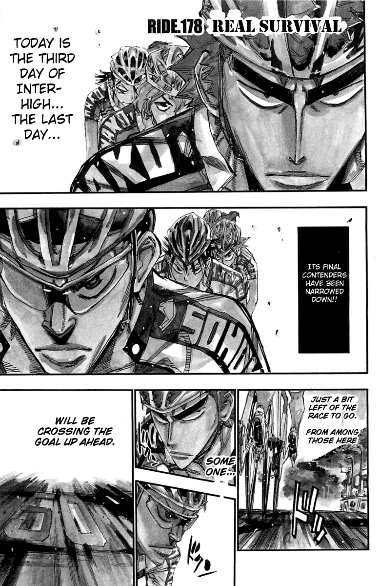 Yowamushi Pedal chapter 178 page 1