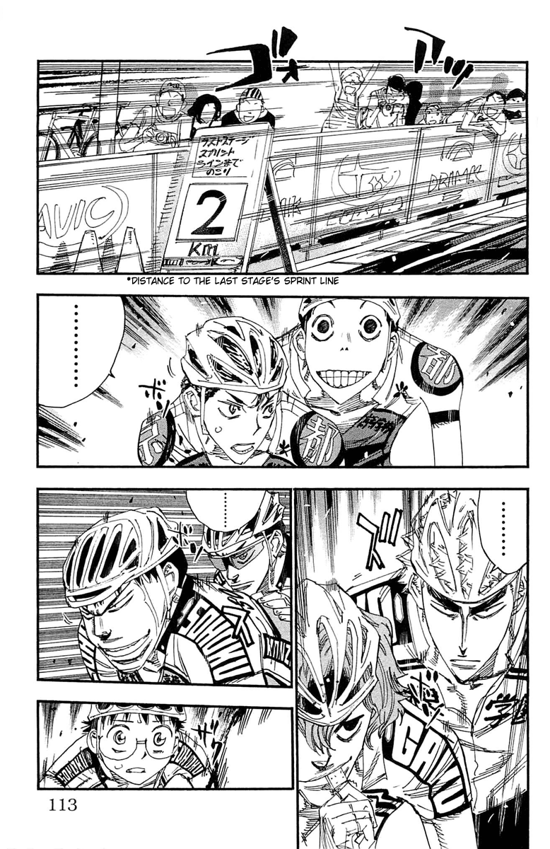 Yowamushi Pedal chapter 178 page 6