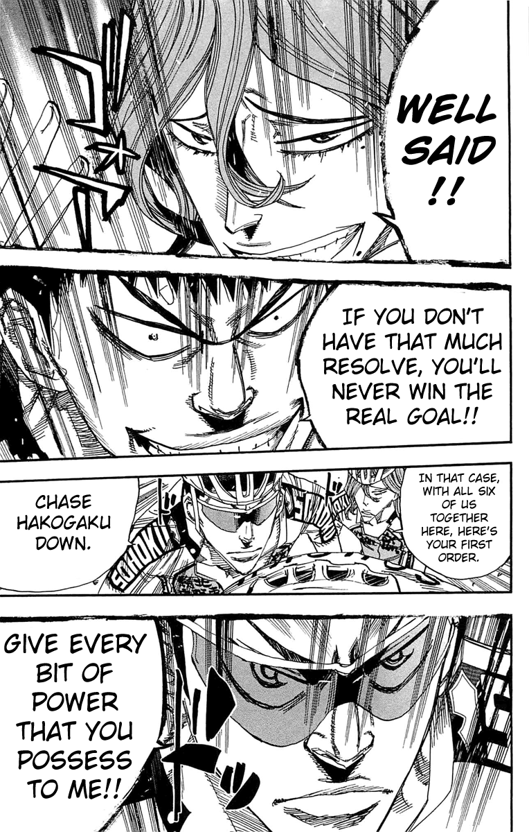 Yowamushi Pedal chapter 180 page 17