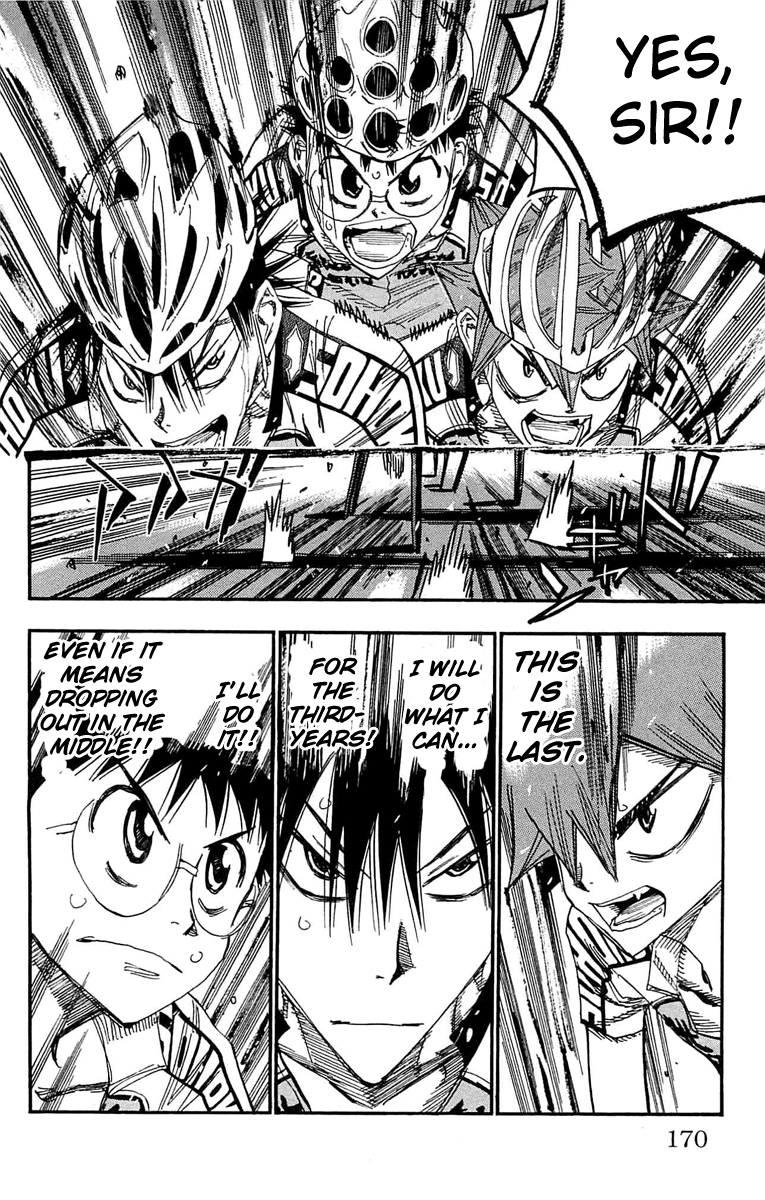 Yowamushi Pedal chapter 180 page 18