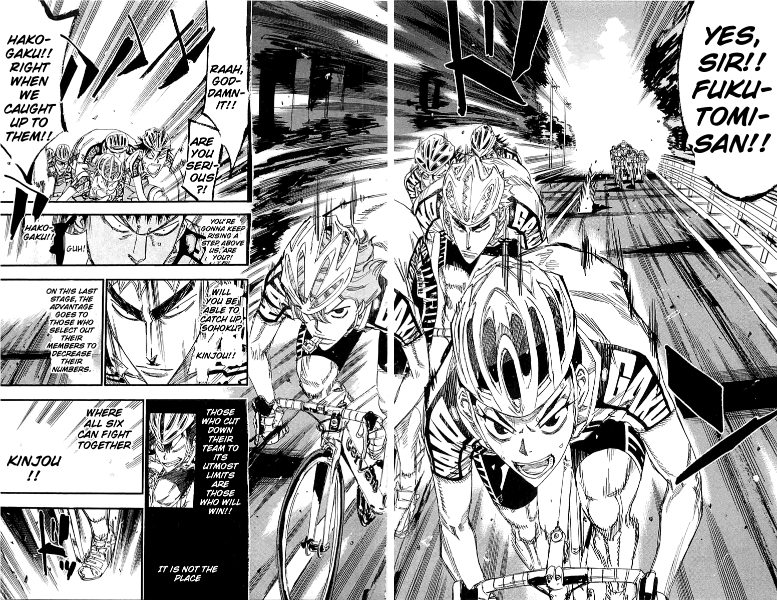 Yowamushi Pedal chapter 182 page 13