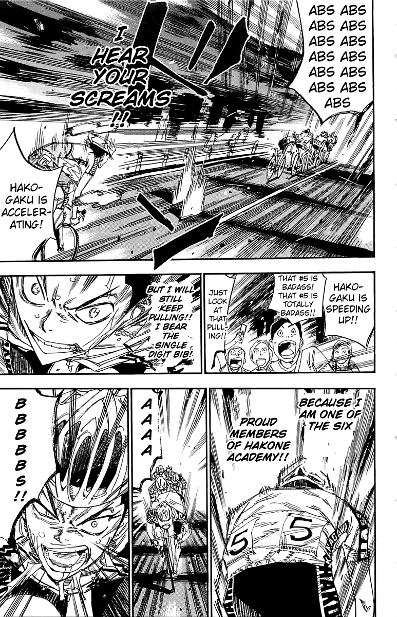 Yowamushi Pedal chapter 182 page 15