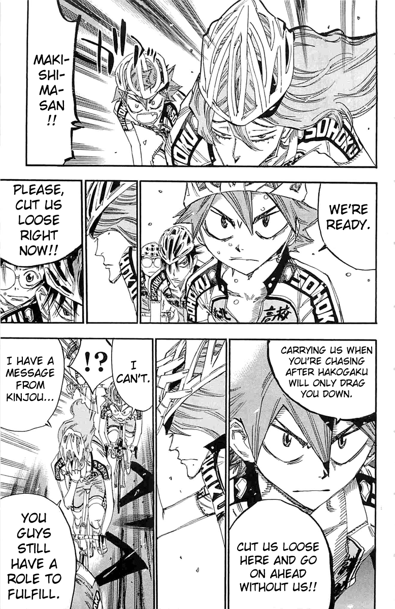 Yowamushi Pedal chapter 184 page 14