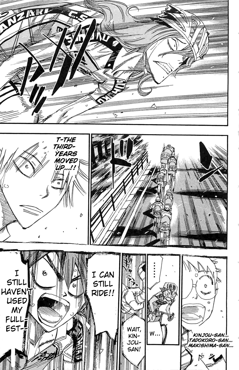 Yowamushi Pedal chapter 184 page 3