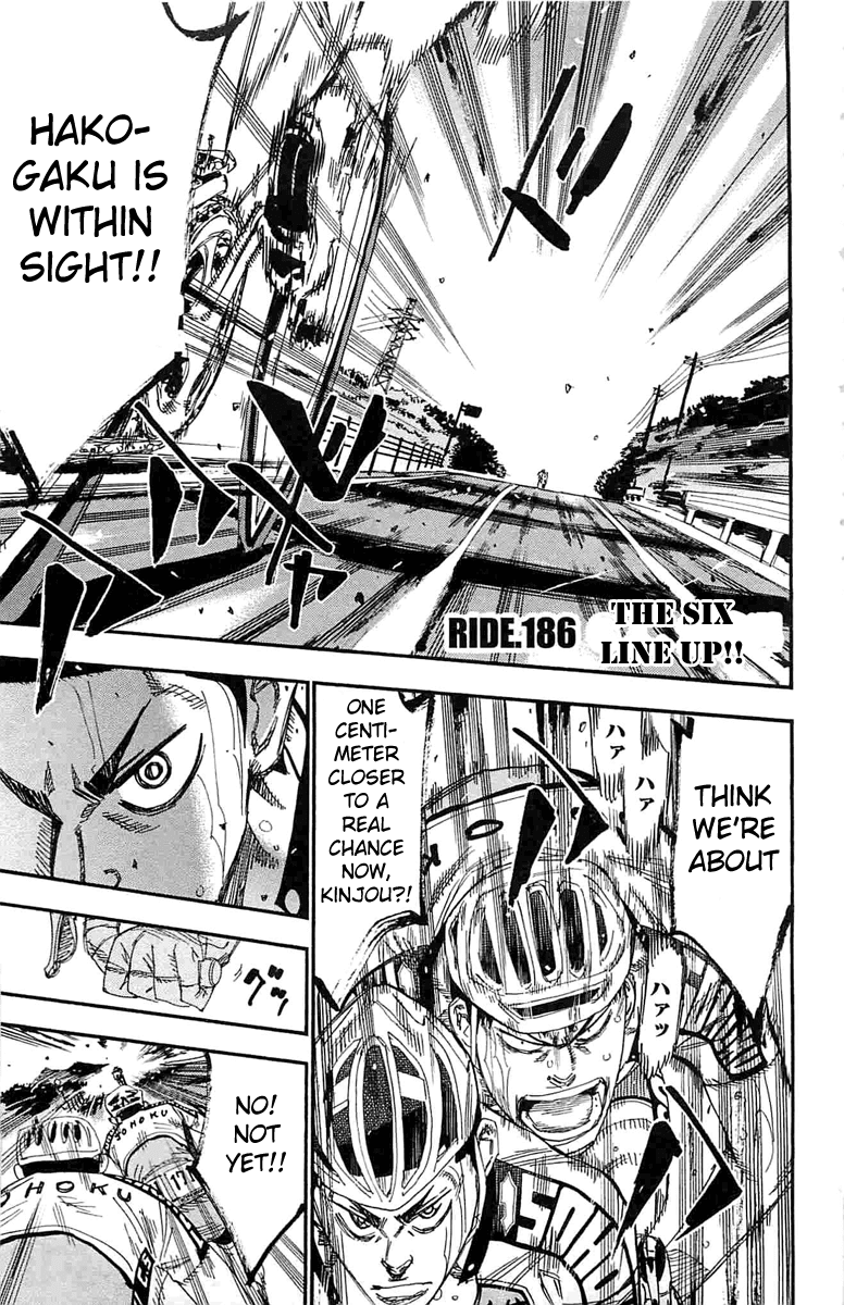 Yowamushi Pedal chapter 186 page 1