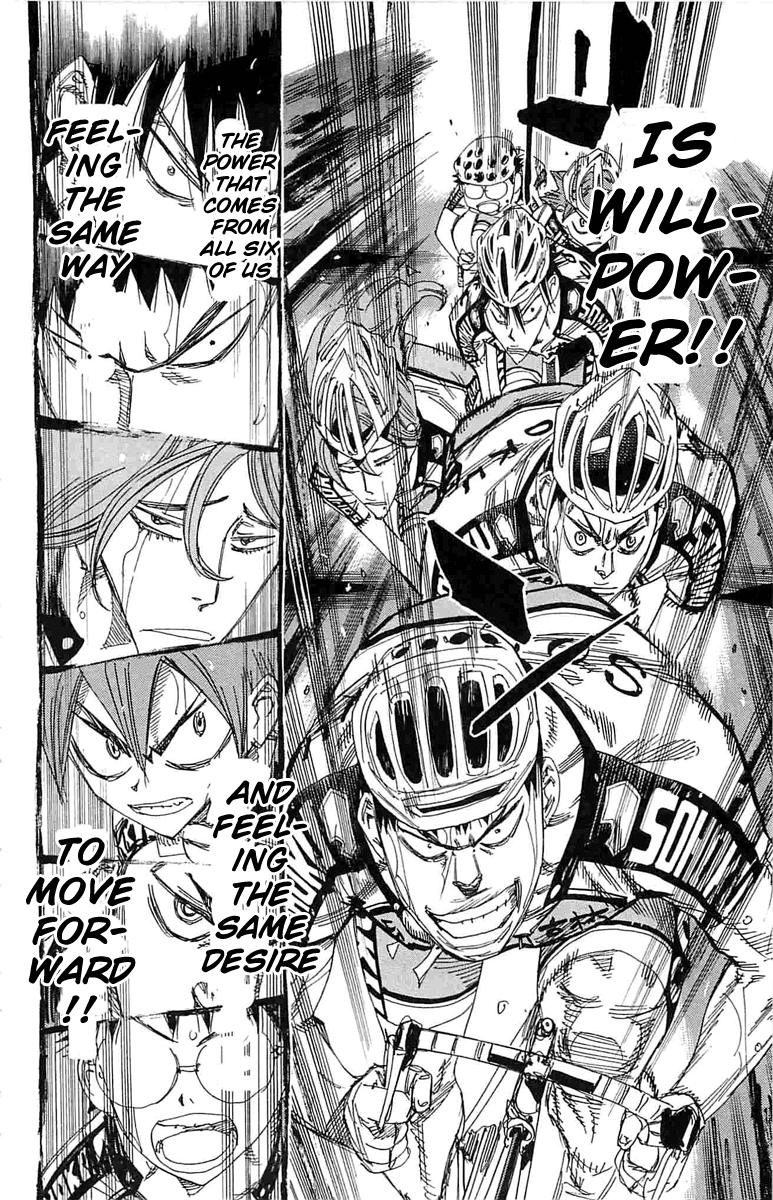 Yowamushi Pedal chapter 186 page 8