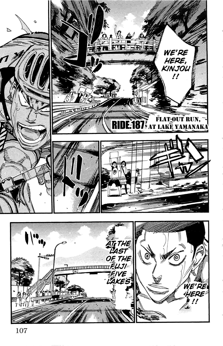 Yowamushi Pedal chapter 187 page 1