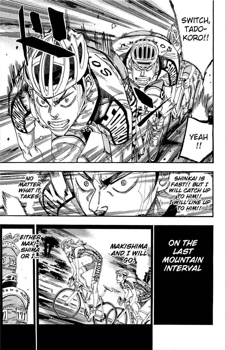 Yowamushi Pedal chapter 187 page 6