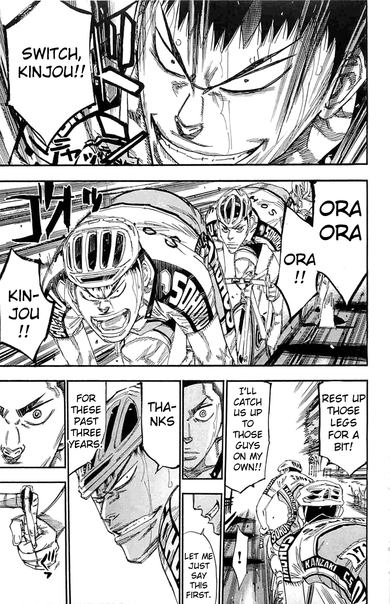 Yowamushi Pedal chapter 187 page 8