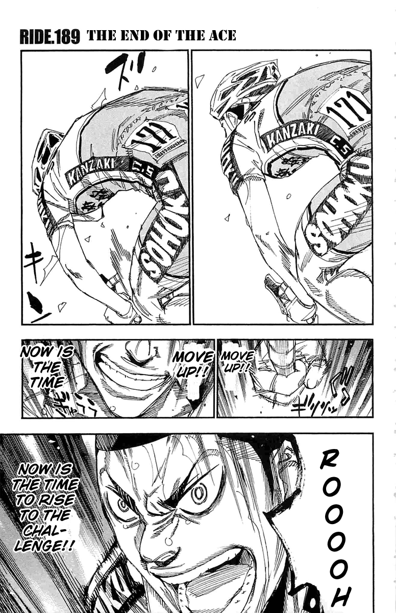 Yowamushi Pedal chapter 189 page 1