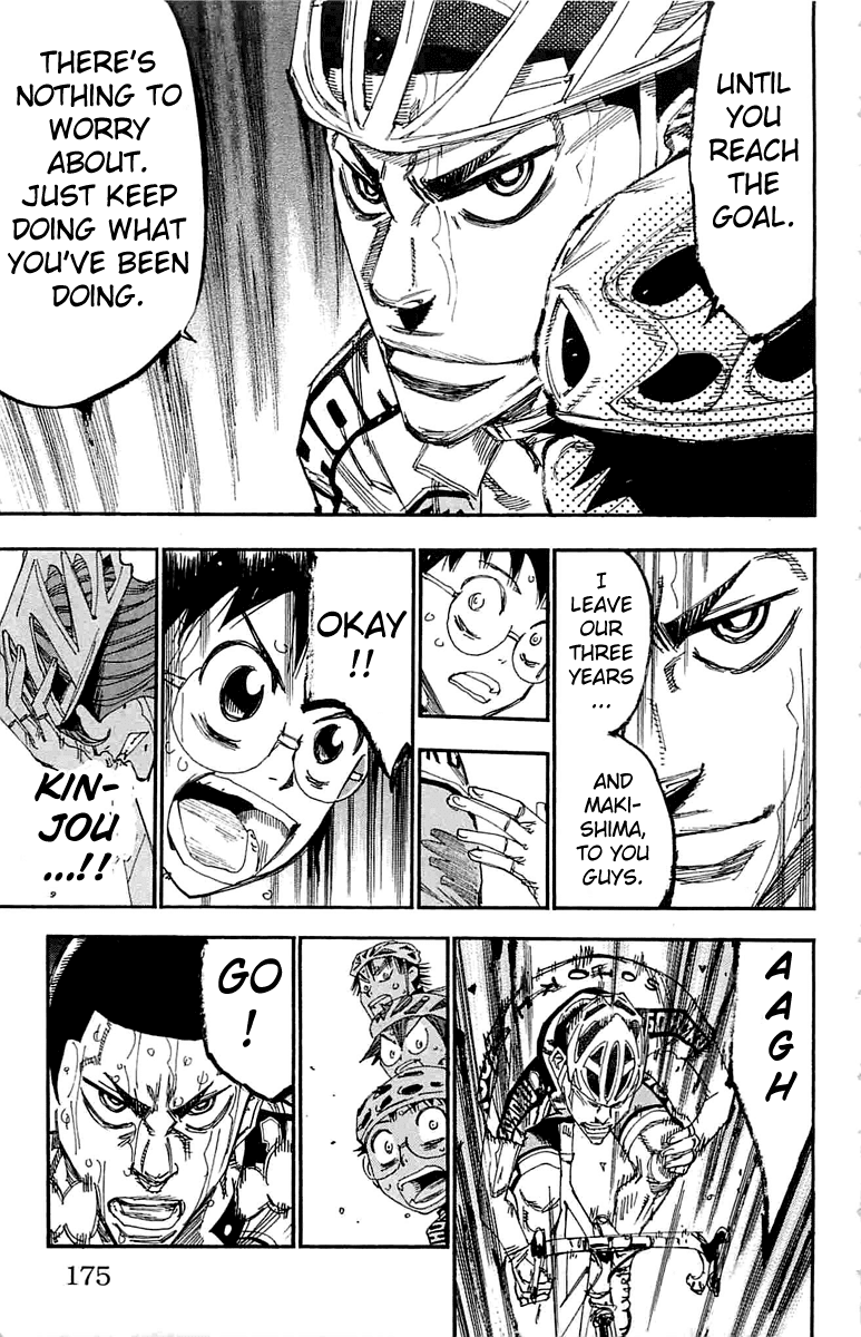 Yowamushi Pedal chapter 190 page 8