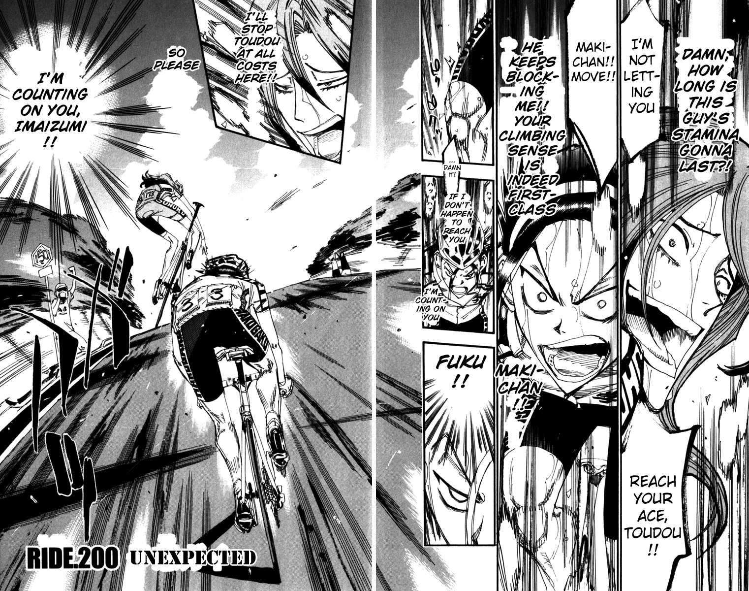 Yowamushi Pedal chapter 200 page 3