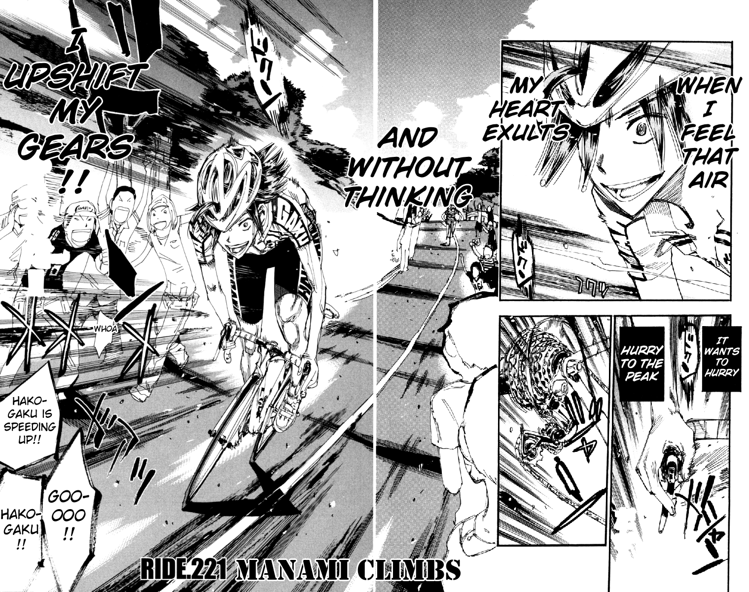 Yowamushi Pedal chapter 221 page 2