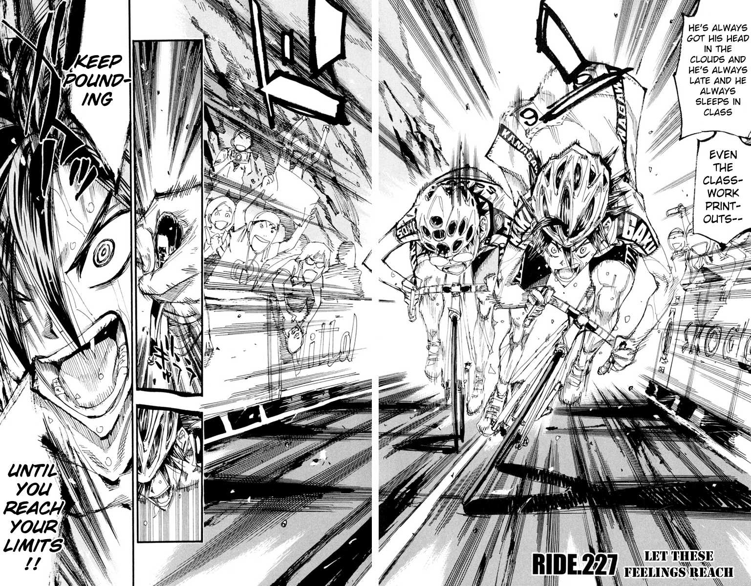 Yowamushi Pedal chapter 227 page 2