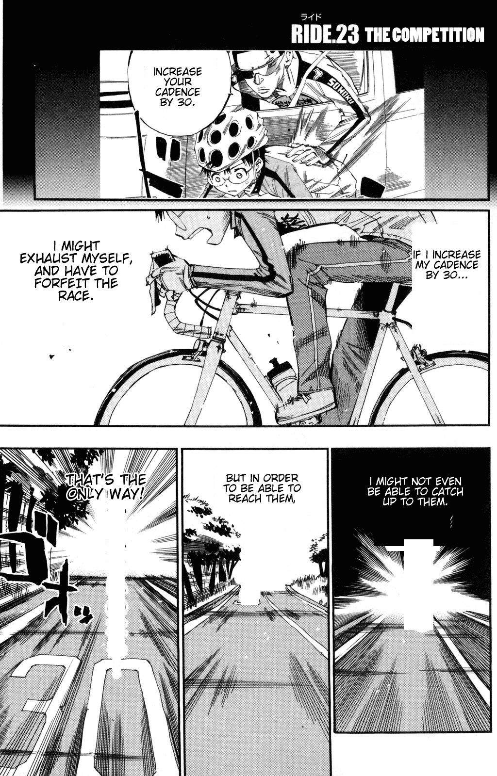 Yowamushi Pedal chapter 23 page 1