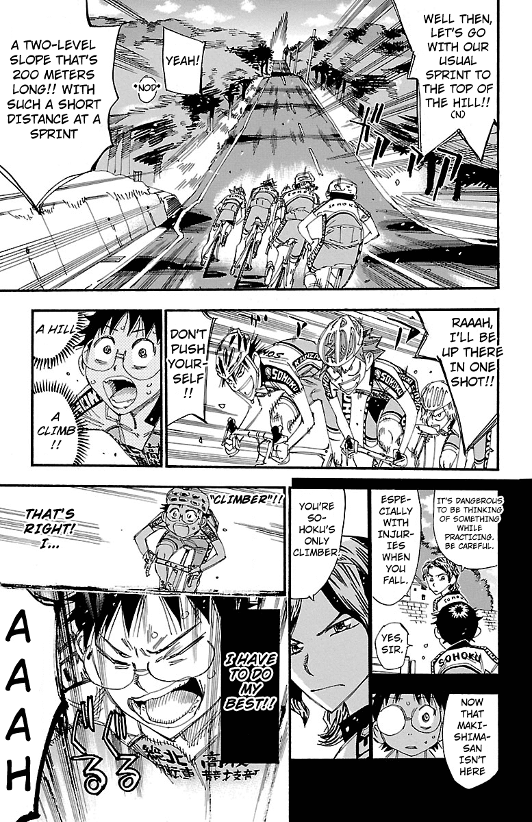 Yowamushi Pedal chapter 237 page 8