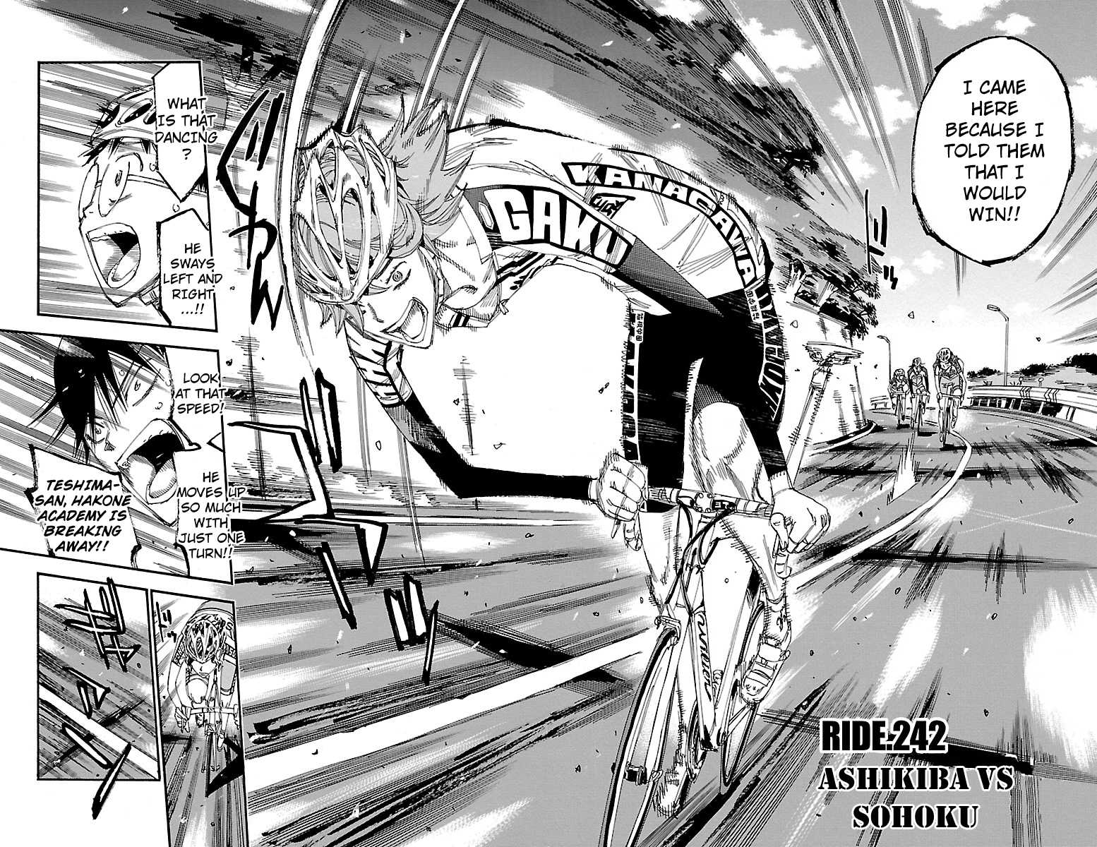 Yowamushi Pedal chapter 242 page 4