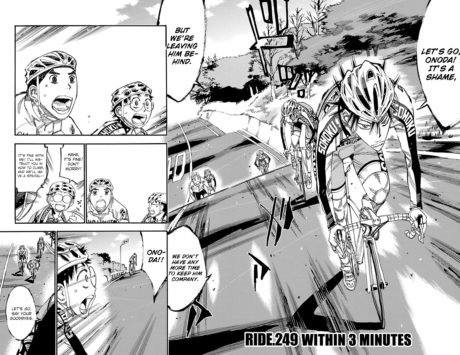 Yowamushi Pedal chapter 249 page 4