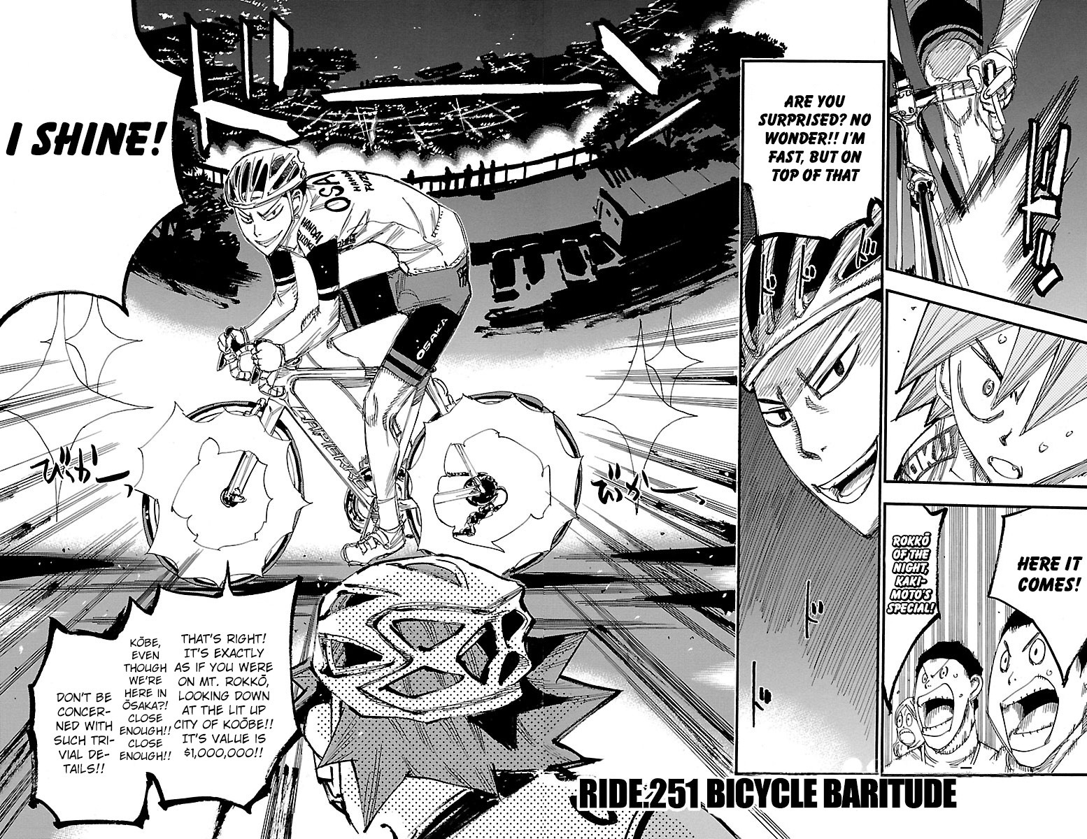 Yowamushi Pedal chapter 251 page 4