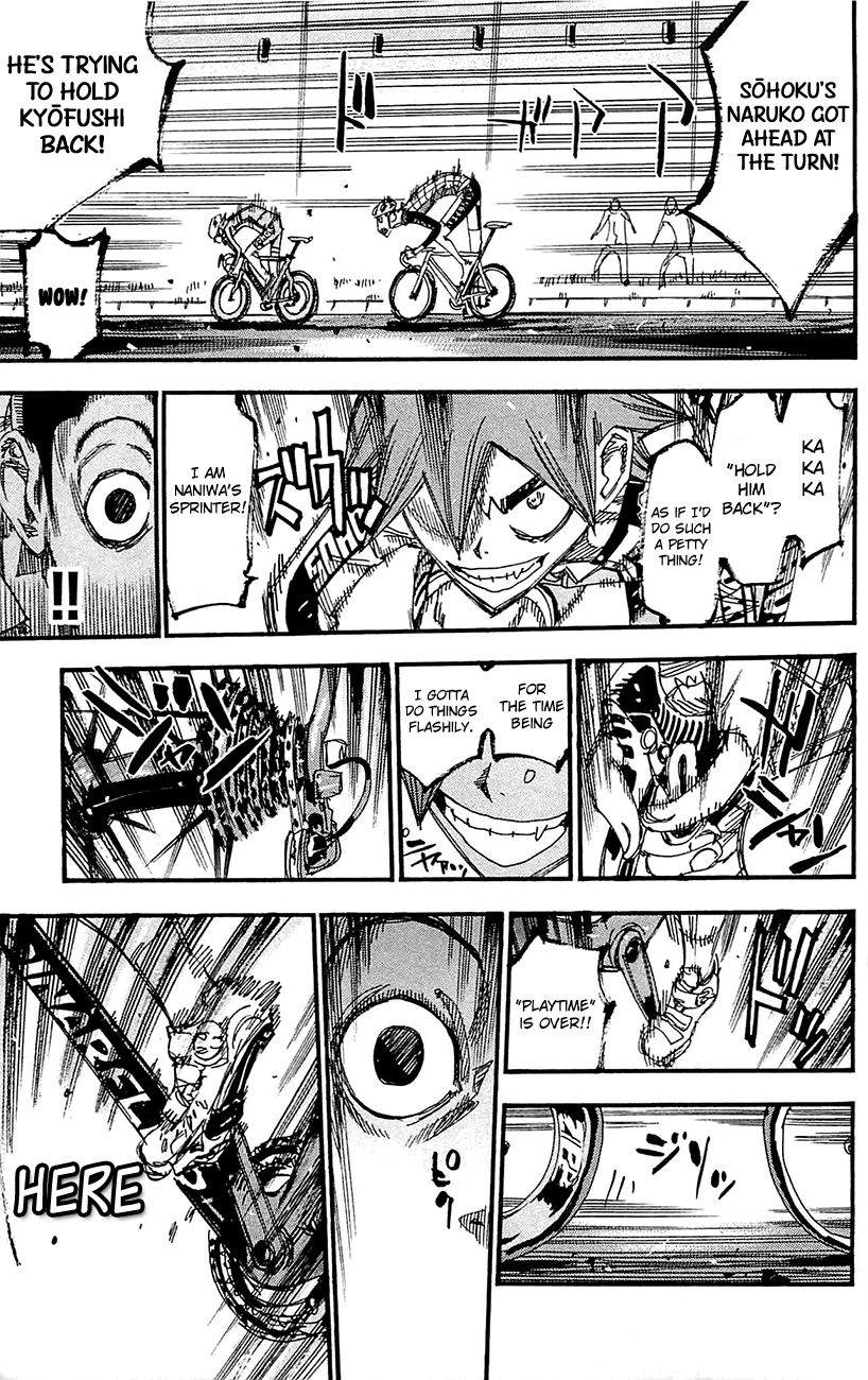 Yowamushi Pedal chapter 253 page 15