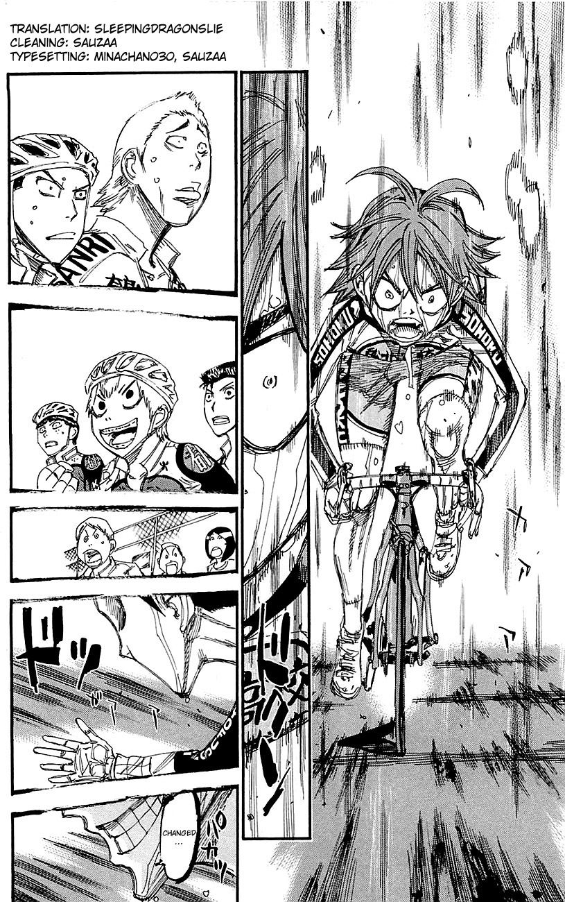 Yowamushi Pedal chapter 255 page 13