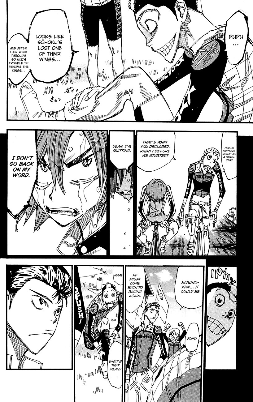 Yowamushi Pedal chapter 255 page 17