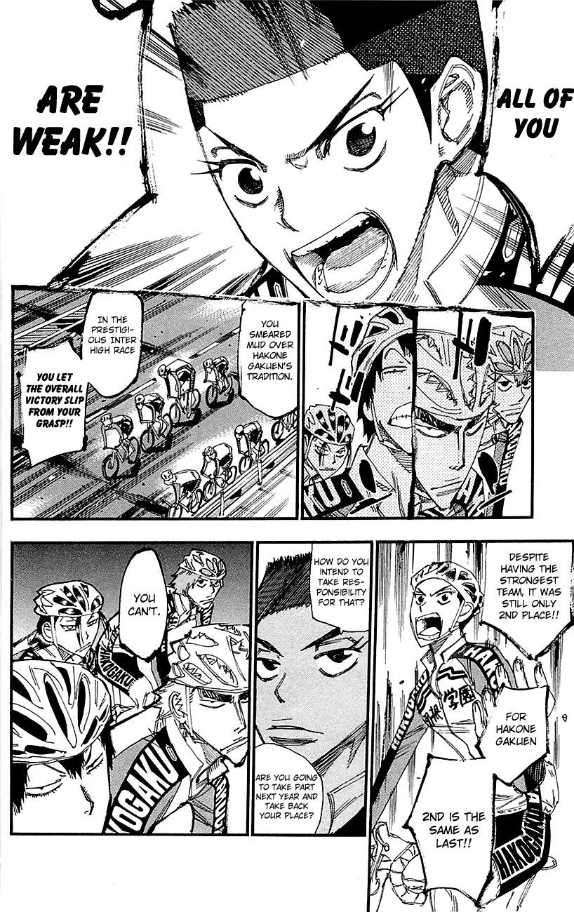 Yowamushi Pedal chapter 256 page 14