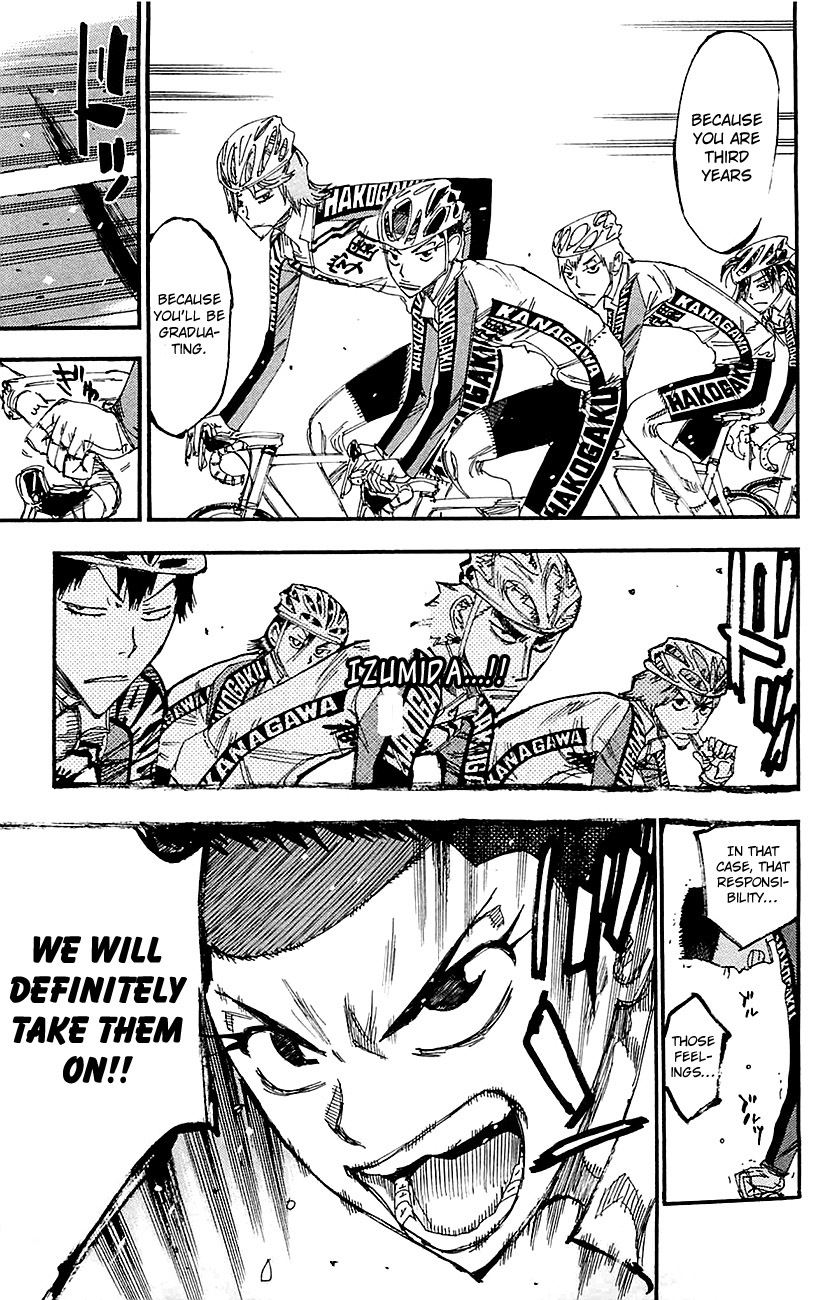 Yowamushi Pedal chapter 256 page 15