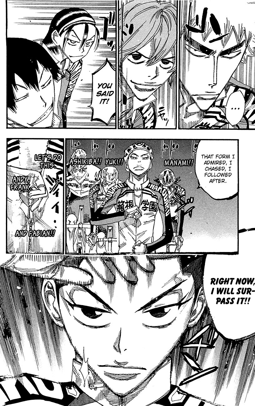 Yowamushi Pedal chapter 256 page 16