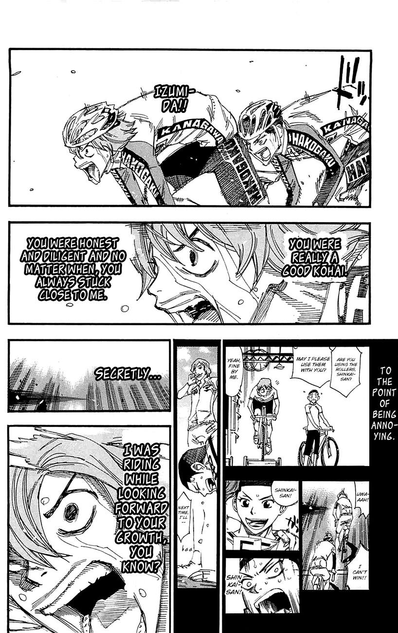 Yowamushi Pedal chapter 258 page 13