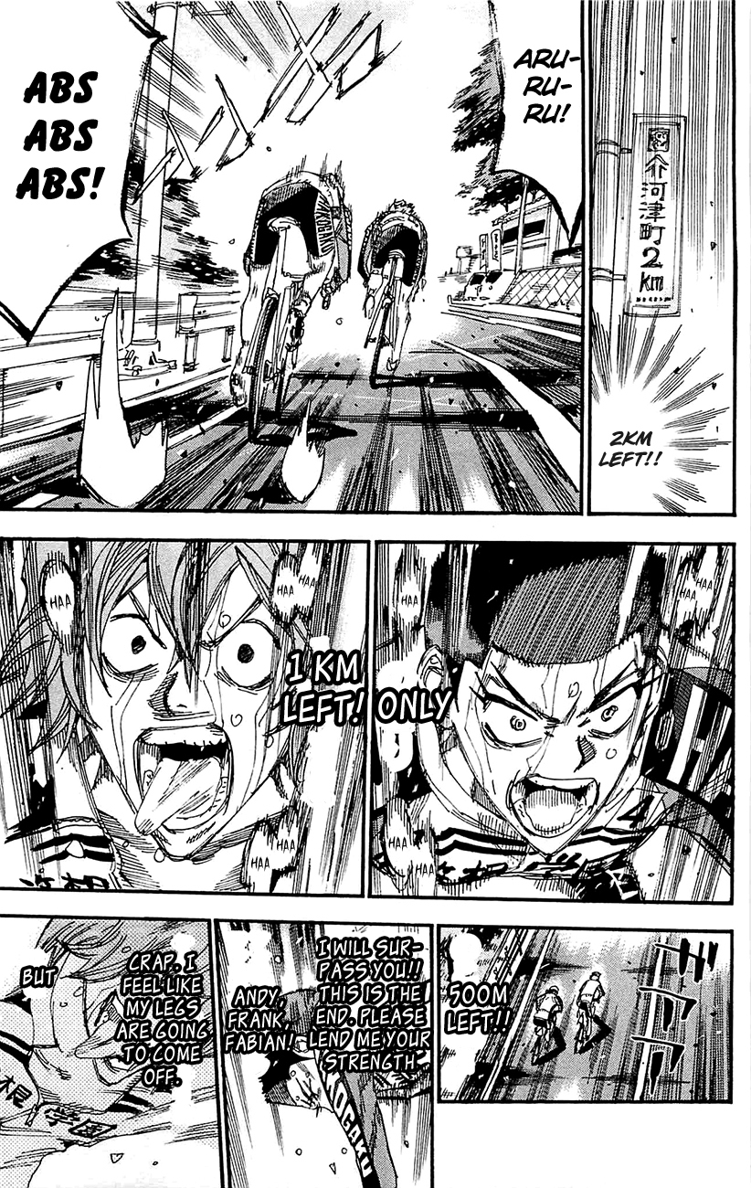 Yowamushi Pedal chapter 258 page 16