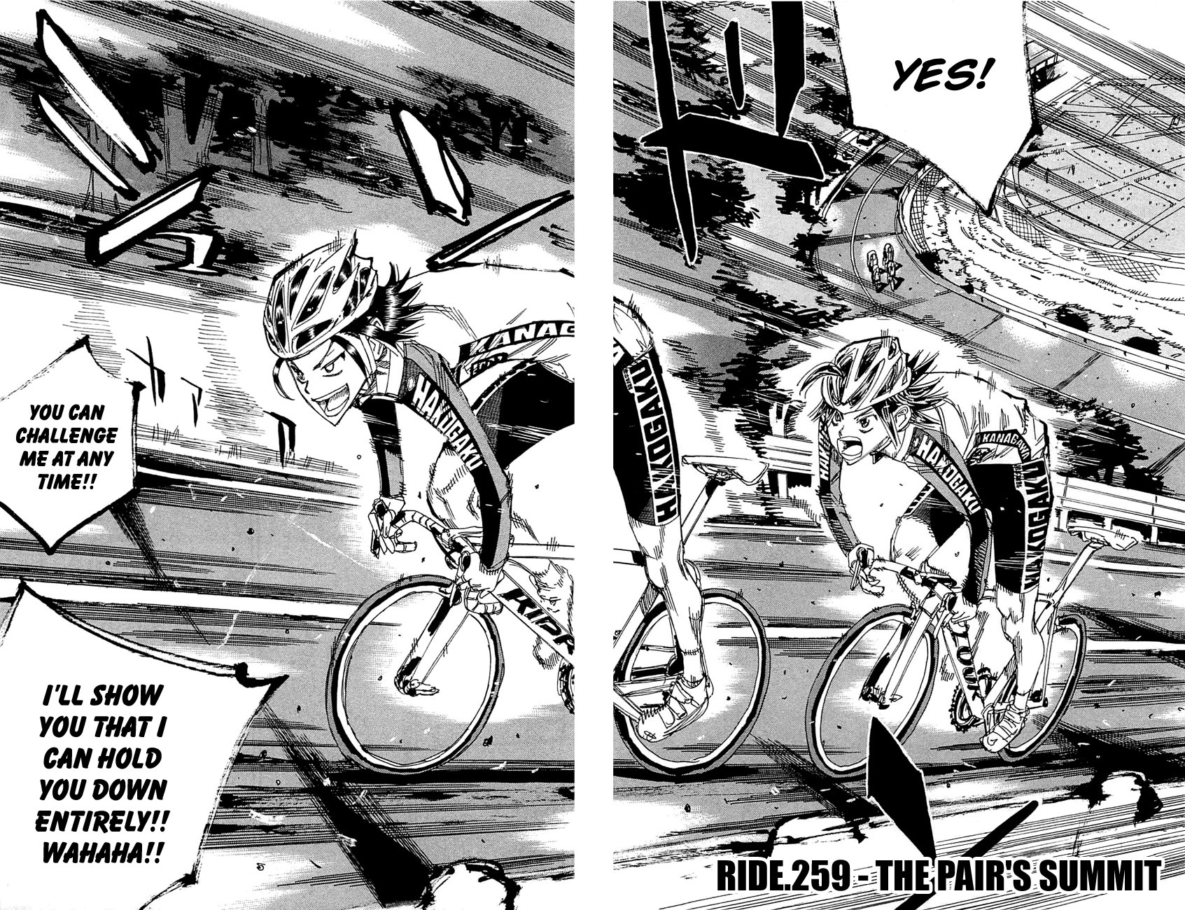 Yowamushi Pedal chapter 259 page 2