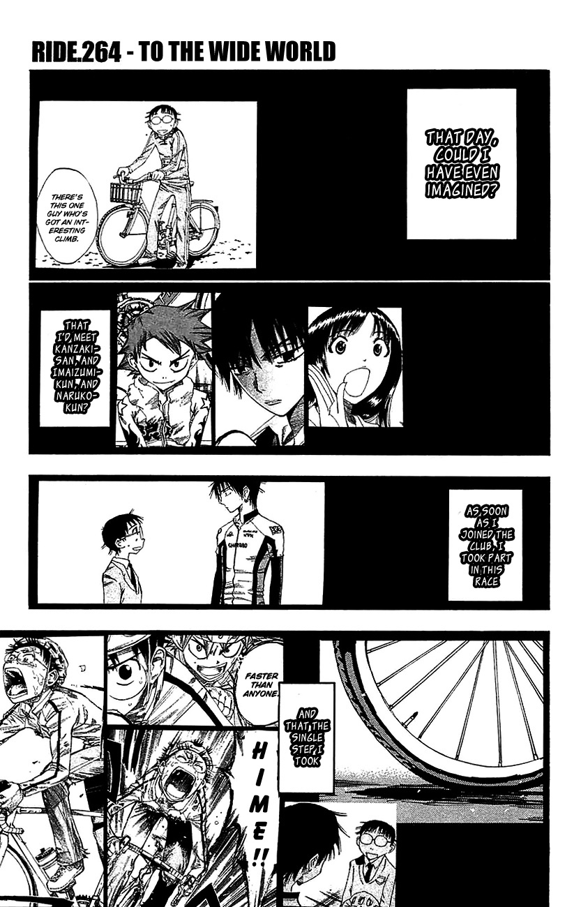 Yowamushi Pedal chapter 264 page 1