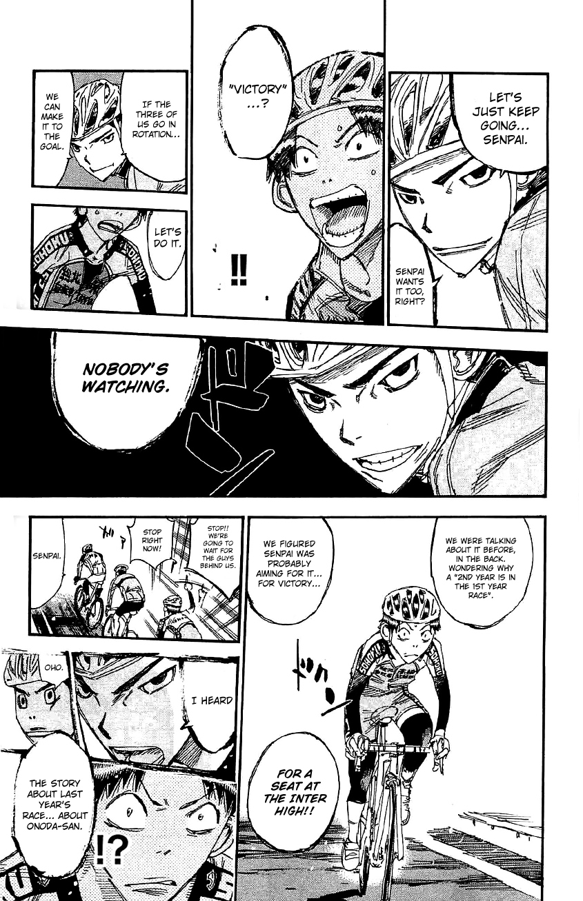 Yowamushi Pedal chapter 265 page 14