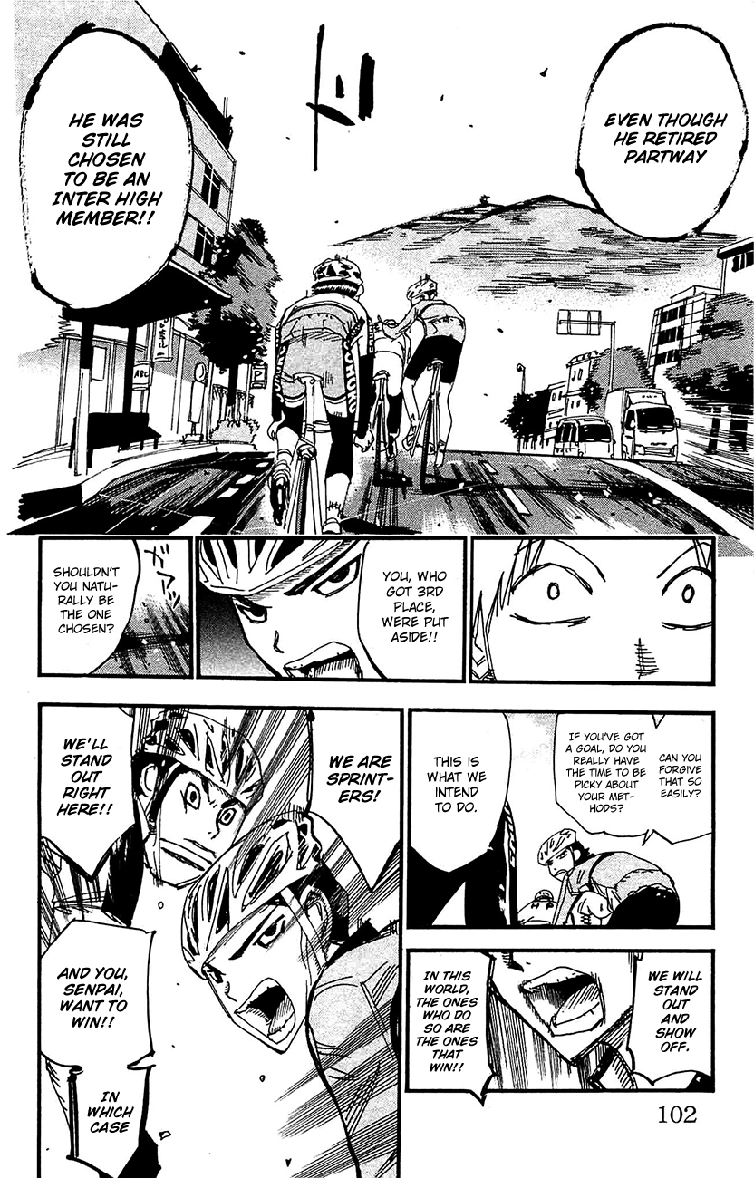 Yowamushi Pedal chapter 265 page 15