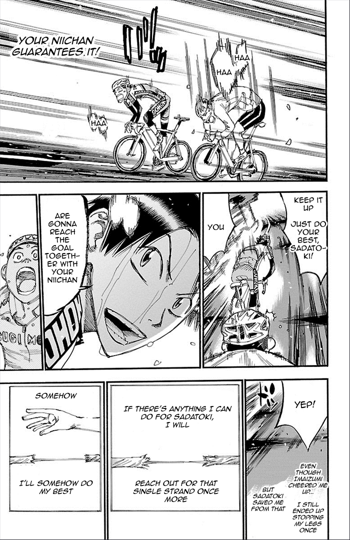 Yowamushi Pedal chapter 270 page 17