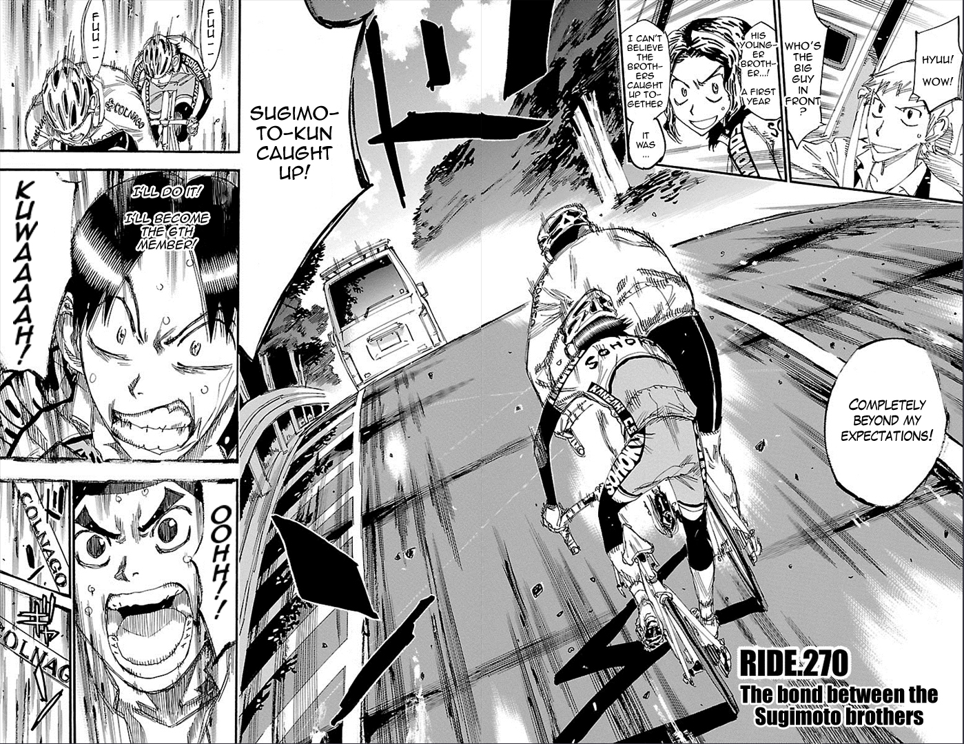 Yowamushi Pedal chapter 270 page 6