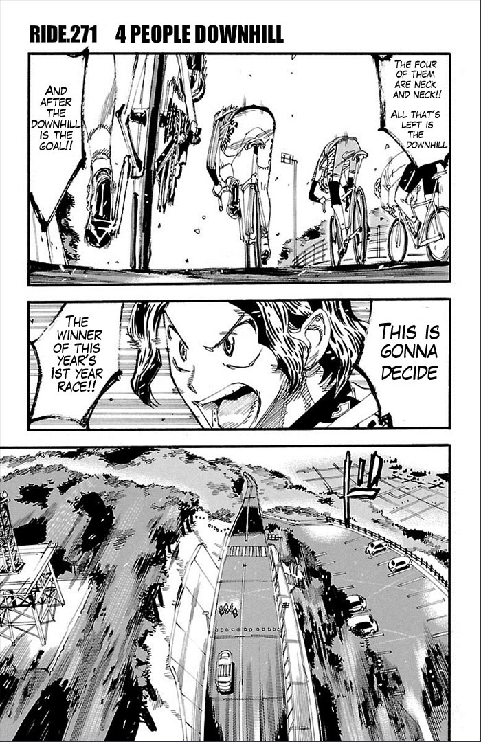 Yowamushi Pedal chapter 271 page 1