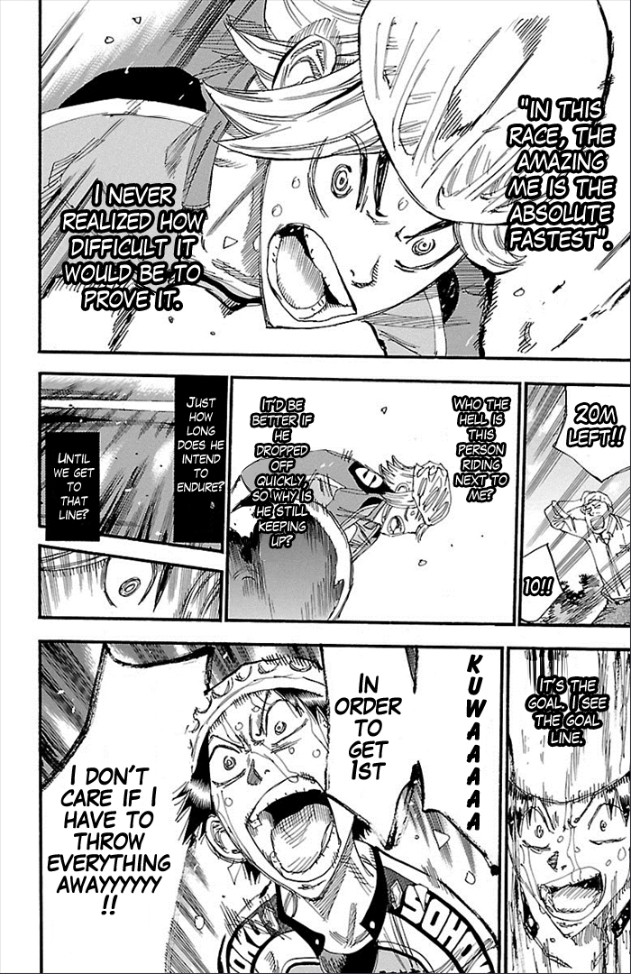 Yowamushi Pedal chapter 272 page 12