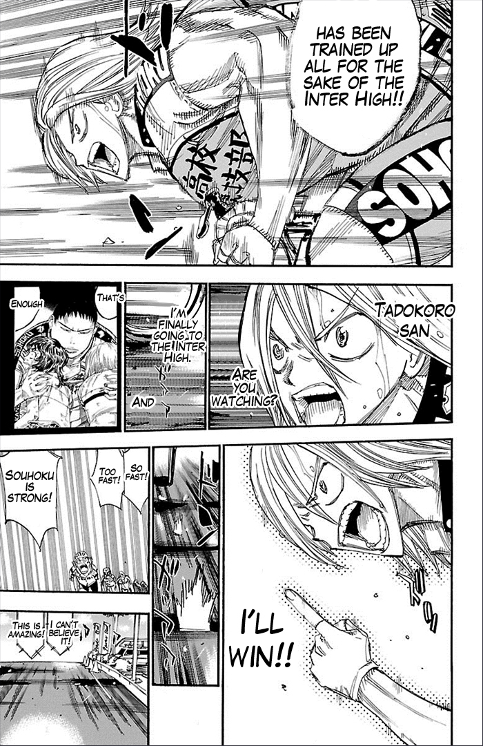 Yowamushi Pedal chapter 277 page 14