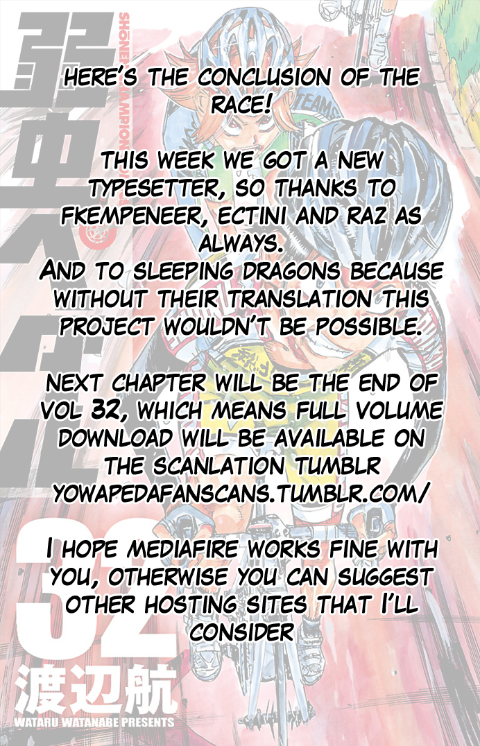 Yowamushi Pedal chapter 277 page 23